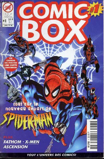 Comic Box - mensuel n1 - Juillet 98 - Tout sur le nouveau dpart de Spiderman