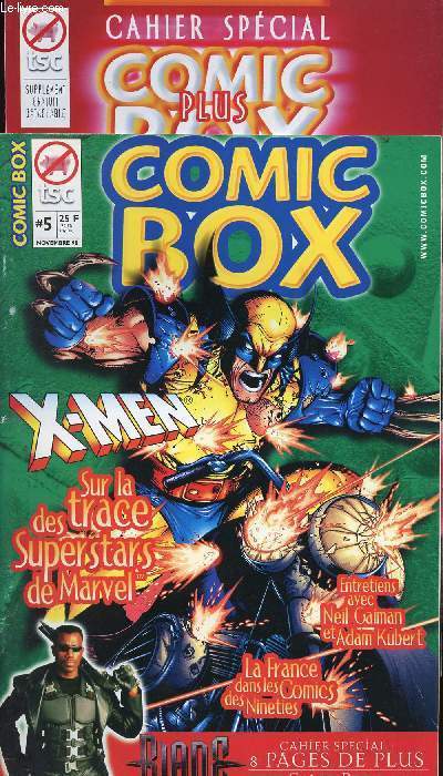 Comic Box - mensuel n5 - Novembre 98 - X-men, sur la trace des superstars de Marvel