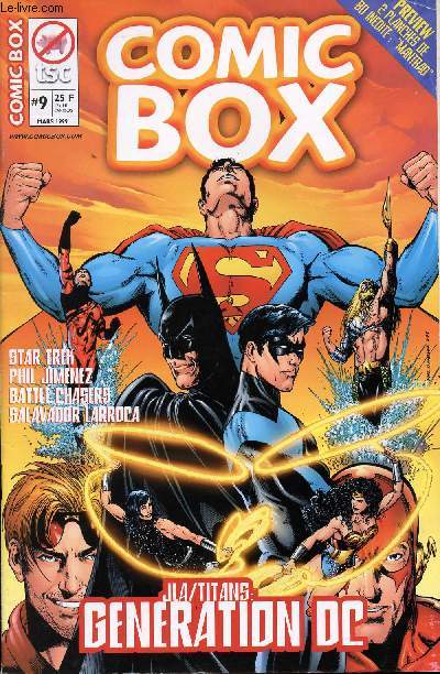 Comic Box - mensuel n9 - Mars 99 - JLA / Titans : Gnration DC
