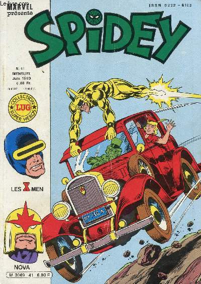 Spidey - mensuel n41 - X-men, les mutants, 25e pisode : Le pouvir et le pendentif