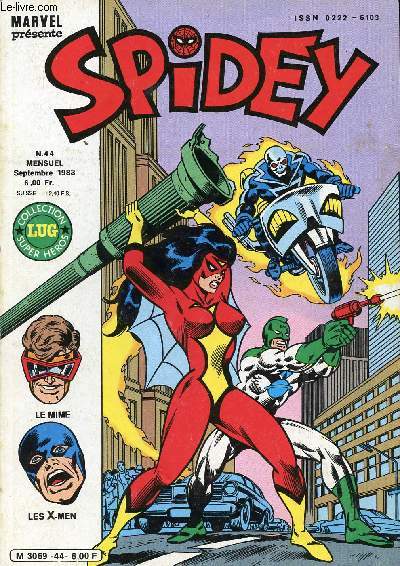 Spidey - mensuel n44 - X-men, les mutants, 28e pisode : Le cri du fantme