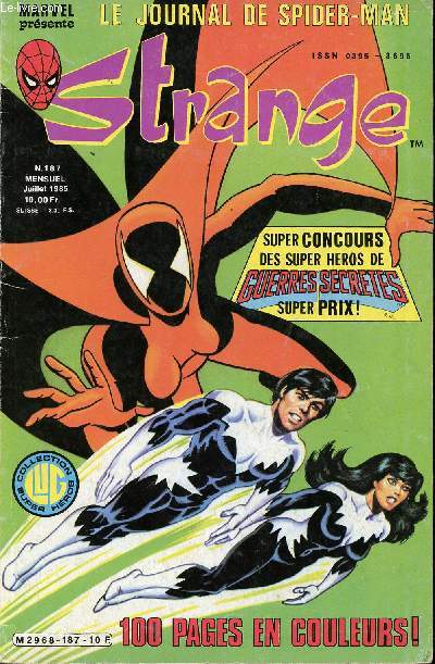 Strange - mensuel n187 - Division Alpha : Mains de glace, coeur de glace