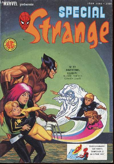 Spcial Strange n51 - Les tranges X-men : Par une nuit d'orage...
