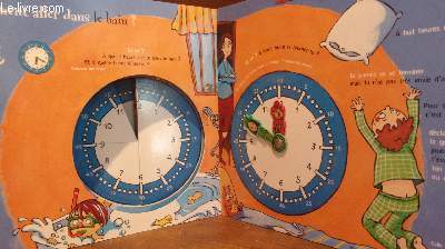 Mon livre-horloge (Livre anim Pop-up  systme)