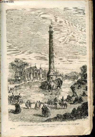 L'ami de la jeunesse et des familles - nouvelle srie - mensuel Mai 1867 - Exposition universelle - Le phare des Roches-Douvres et l'glise Gothique