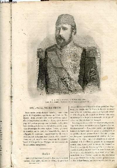 L'ami de la jeunesse et des familles - nouvelle srie - mensuel Septembre 1867 - Ismal-Pacha, vice-roi d'Egypte