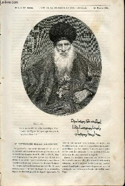L'ami de la jeunesse et des familles - nouvelle srie - bimensuel 10 fvrier 1880 - Le patriarche Syrien d'Antioche