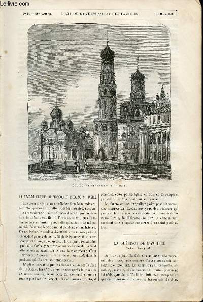 L'ami de la jeunesse et des familles - nouvelle srie - bimensuel 10 mars 1880 - La grande cloche de Moscou et l'glise Saint-Basile