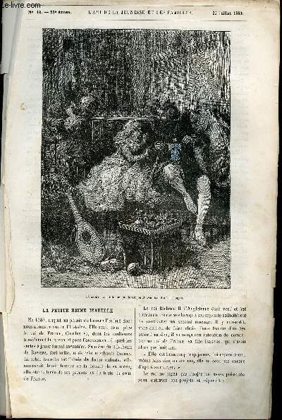 L'ami de la jeunesse et des familles - nouvelle srie - bimensuel 25 juillet 1880 - La petite reine Isabelle