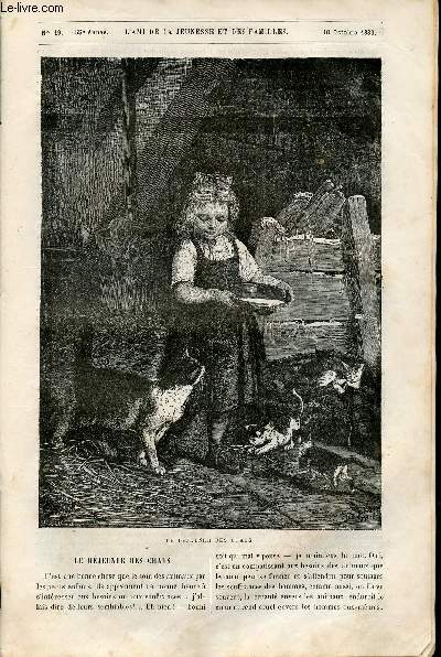 L'ami de la jeunesse et des familles - nouvelle srie - bimensuel 10 octobre 1880 - Le djeuner des chats