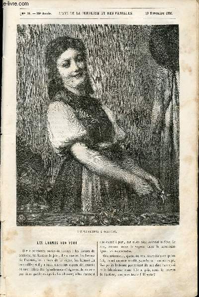 L'ami de la jeunesse et des familles - nouvelle srie - bimensuel 10 novembre 1880 - Les larmes aux yeux