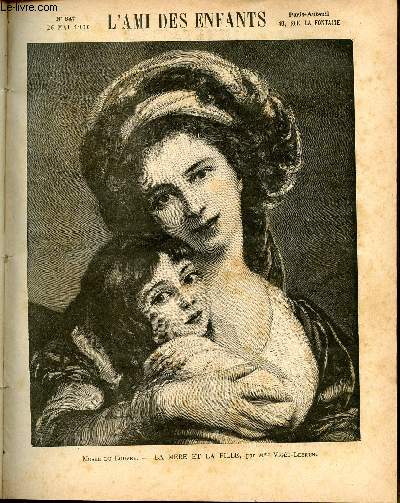 L'ami des enfants - Hebdomadaire n847 - 26 mai 1900 - Muse du louvre : La mre et la fille
