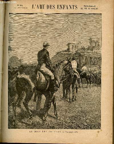 L'ami des enfants - Hebdomadaire n851 - 23 juin 1900 - Le mois des chevaux