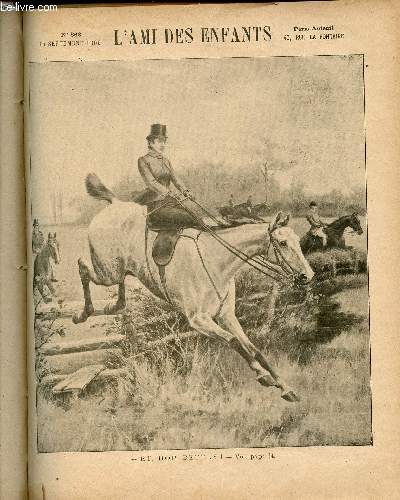 L'ami des enfants - Hebdomadaire n863 - 15 septembre 1900 - La chasse  courre