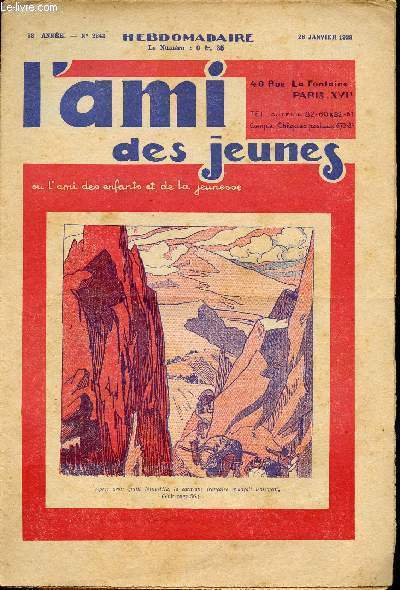 L'ami des jeunes ou L'ami des enfants et de la jeunesse - Hebdomadaire n2343 - 26 janvier 1929 - Les deux mdailles