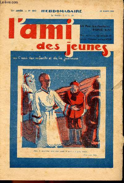 L'ami des jeunes ou L'ami des enfants et de la jeunesse - Hebdomadaire n 2350 - 16 mars 1929 - Les deux petits nes