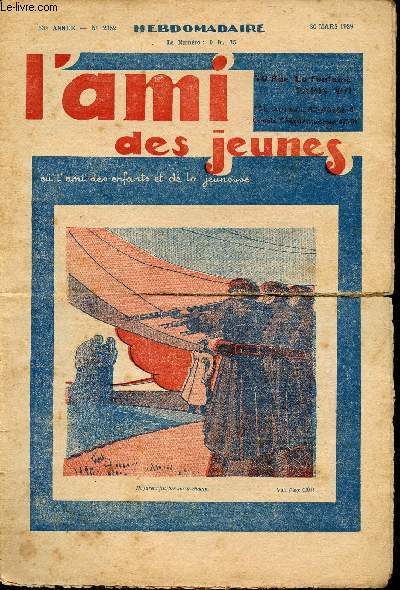 L'ami des jeunes ou L'ami des enfants et de la jeunesse - Hebdomadaire n2352 - 30 mars 1929 - L'origine des oeufs de Pques