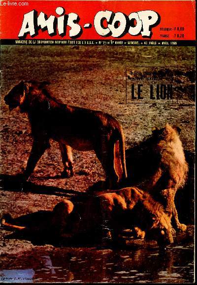 Amis-Coop - mensuel Avril 1965 - n°71 - Le lion