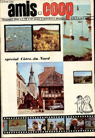 Amis-Coop - mensuel Novembre 1965 - n75 - Spcial Ctes du Nord