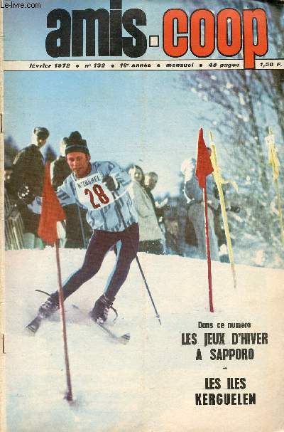 Amis-Coop - mensuel fvrier 1972 - n132 -Les jeux d'hiver  Sapporo