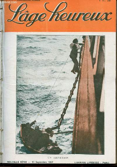 L'ge Heureux - bimensuel n18 - Septembre 1927 - Un sauvetage