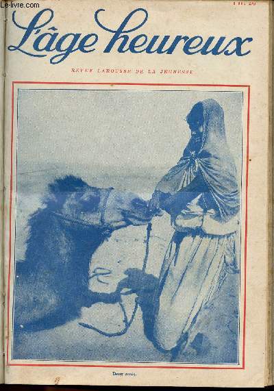L'ge Heureux - bimensuel n5 - Mars 1930 - le dessin libre, en couleurs, au pinceau  l'cole primaire de Villiers-Saint-Benot (Yonne)