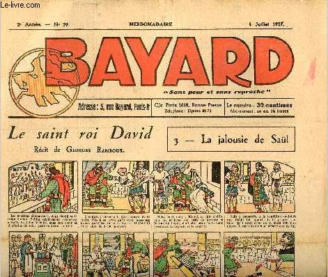 Bayard - 2eme semestre 1937 - Hebdomadaires n79  99 + 101  104 (incomplet)