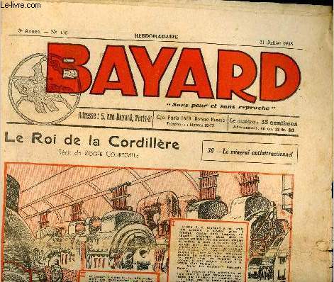 Bayard - 2eme semestre 1938 - Hebdomadaires n135 + 137  141 + 143  144 + 146 + 150  152 + 154 - incomplet