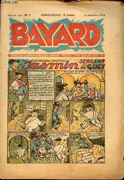 Bayard, nouvelle srie - Hebdomadaire n1 - 8 dcembre 1946