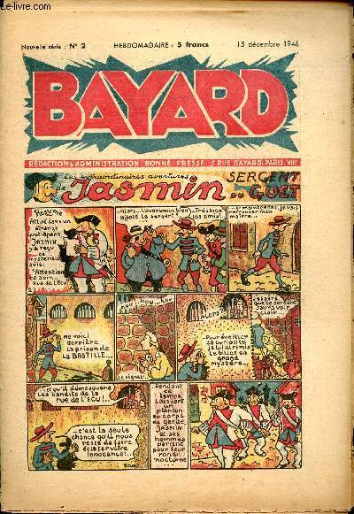 Bayard, nouvelle srie - Hebdomadaire n2 - 15 dcembre 1946