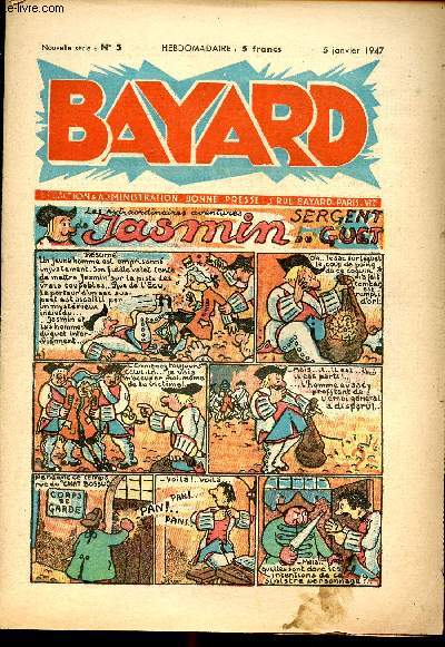 Bayard, nouvelle srie - Hebdomadaire n5 - 5 janvier 1947