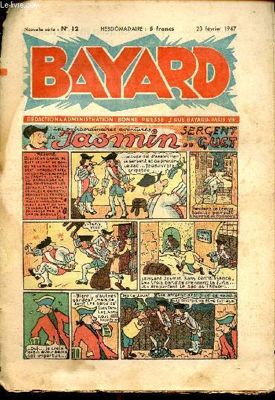 Bayard, nouvelle srie - Hebdomadaire n12 - 23 fvrier 1947