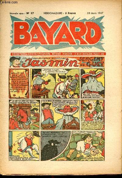 Bayard, nouvelle srie - Hebdomadaire n17 - 30 mars 1947