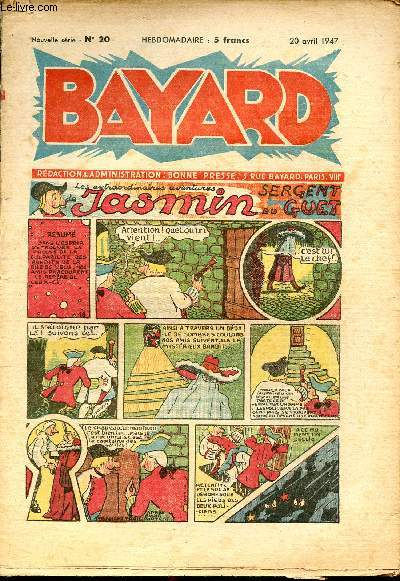 Bayard, nouvelle srie - Hebdomadaire n20 - 20 avril 1947