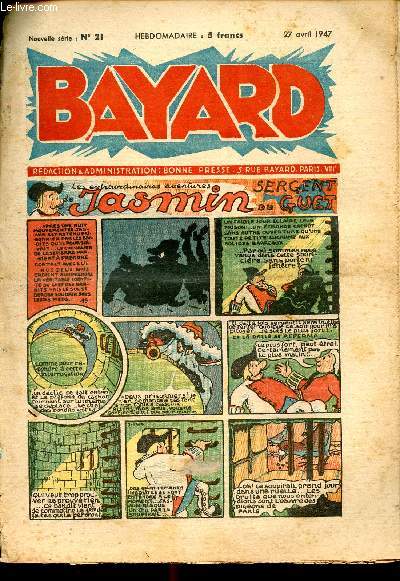 Bayard, nouvelle srie - Hebdomadaire n21 - 27 mai 1947