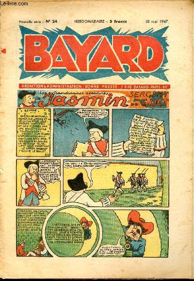 Bayard, nouvelle srie - Hebdomadaire n24 - 18 mai 1947