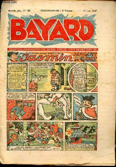 Bayard, nouvelle srie - Hebdomadaire n26 - 1er juin 1947