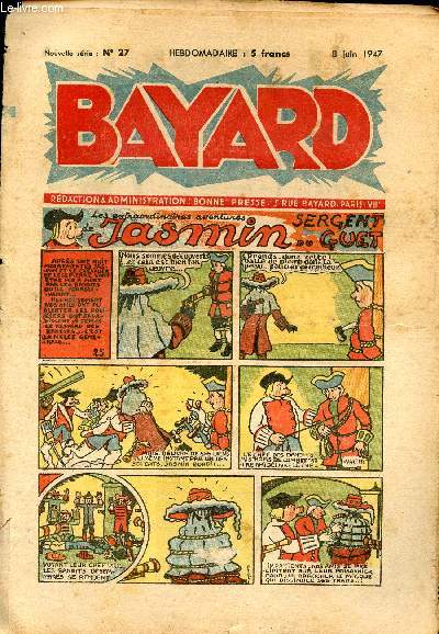 Bayard, nouvelle srie - Hebdomadaire n27 - 8 juin 1947