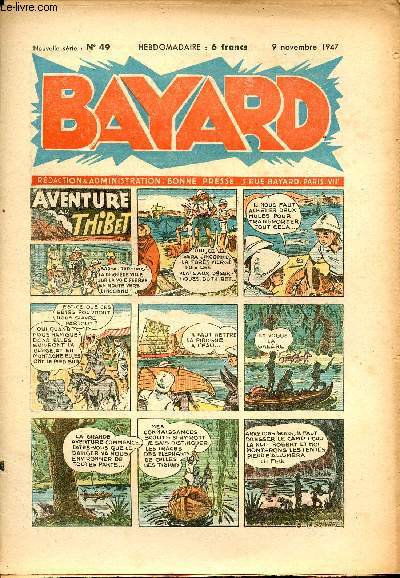 Bayard, nouvelle srie - Hebdomadaire n49 - 9 novembre 1947
