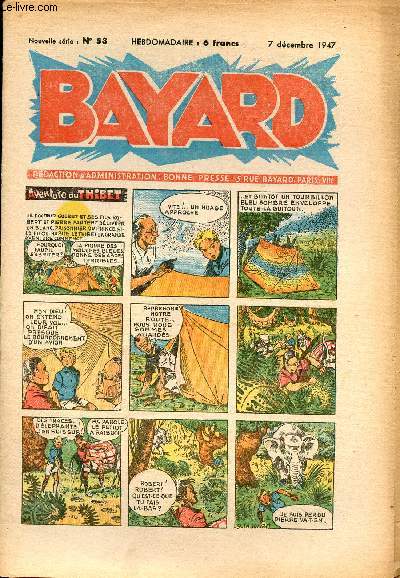 Bayard, nouvelle srie - Hebdomadaire n53 - 7 dcembre 1947