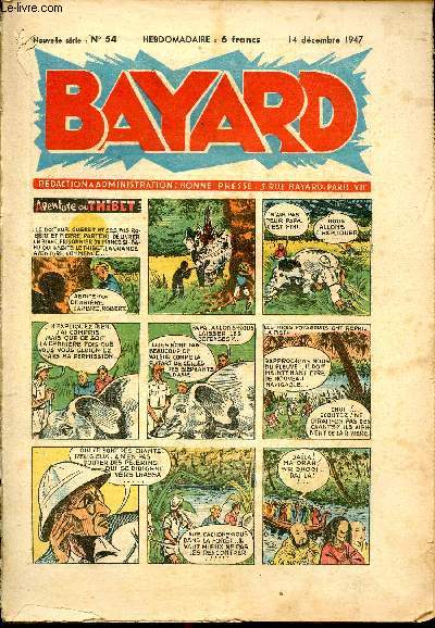Bayard, nouvelle srie - Hebdomadaire n54 - 14 dcembre 1947