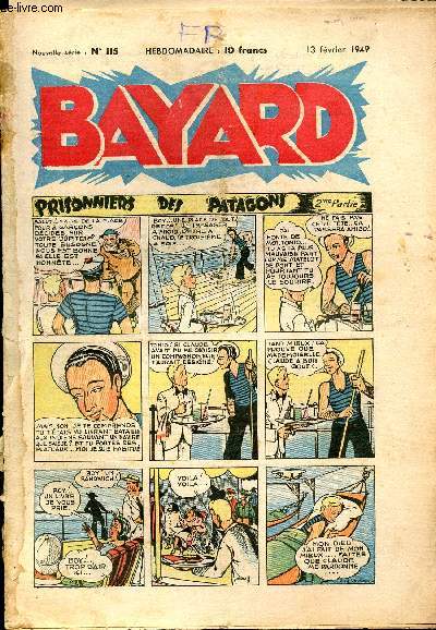 Bayard, nouvelle srie - Hebdomadaire n115 - 13 fvrier 1949