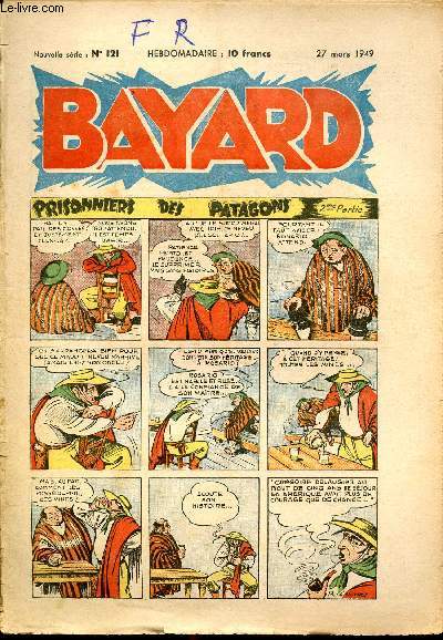 Bayard, nouvelle srie - Hebdomadaire n121 - 27 mars 1949