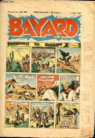 Bayard, nouvelle srie - Hebdomadaire n140 - 7 aot 1949