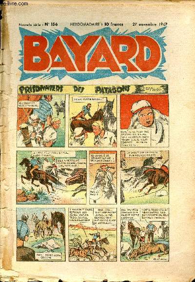 Bayard, nouvelle srie - Hebdomadaire n156 - 27 novembre 1949