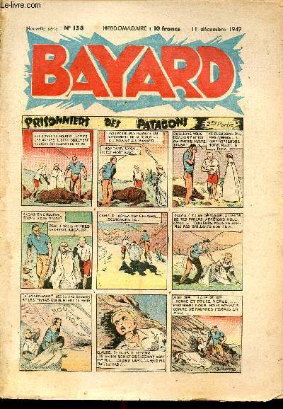Bayard, nouvelle srie - Hebdomadaire n158 - 11 dcembre 1949