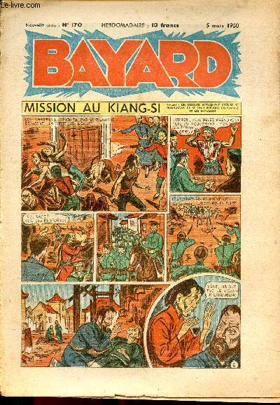 Bayard, nouvelle srie - Hebdomadaire n170 - 5 mars 1950