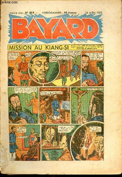 Bayard, nouvelle srie - Hebdomadaire n189 - 16 juillet 1950