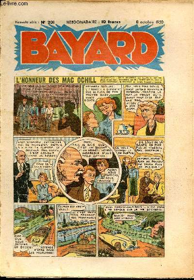 Bayard, nouvelle srie - Hebdomadaire n201 - 8 octobre 1950