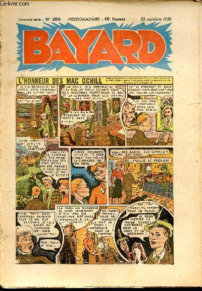 Bayard, nouvelle srie - Hebdomadaire n203 - 22 octobre 1950